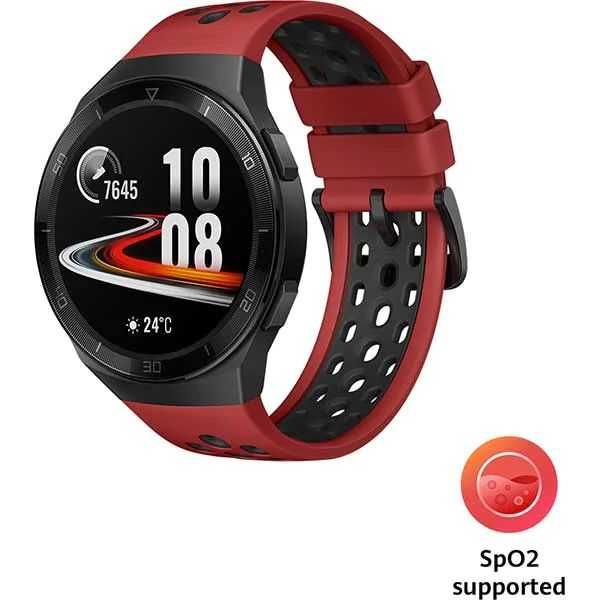 Smartwatch HUAWEI Watch GT 2e 46mm Lava Red curea rosie Nou Sigilat