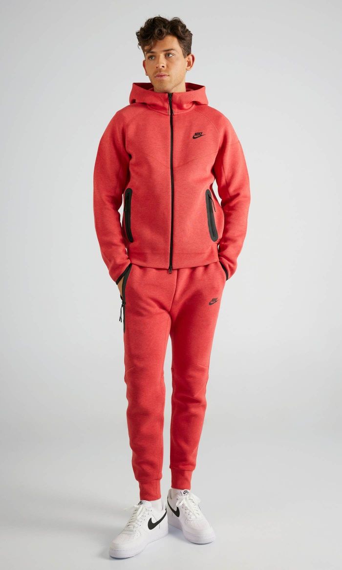 Nike Tech Fleece Windrunner - Червен XXL I