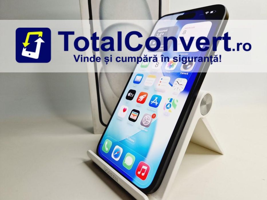 Apple iPhone 15 Plus 128GB Black 6GB, Garantie 24 luni | #R87420