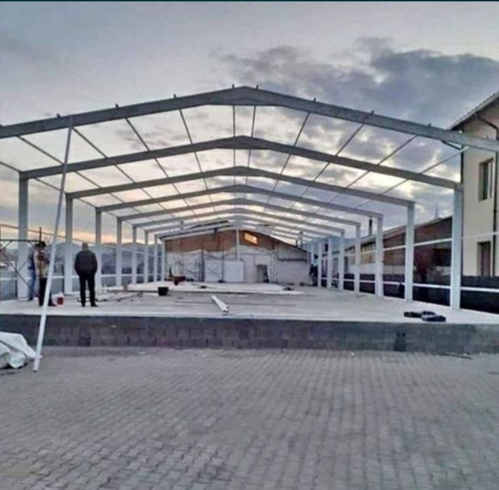 Vând hală metalică 15 X 40