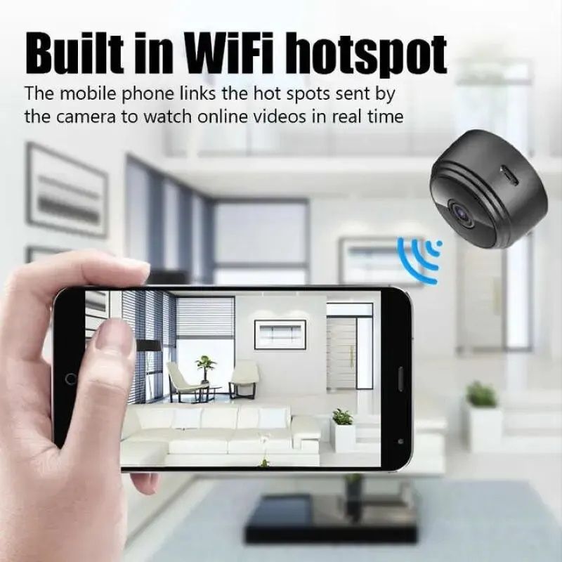 Wifi Camera ip camera supraveghere HD Video cu port microSD
