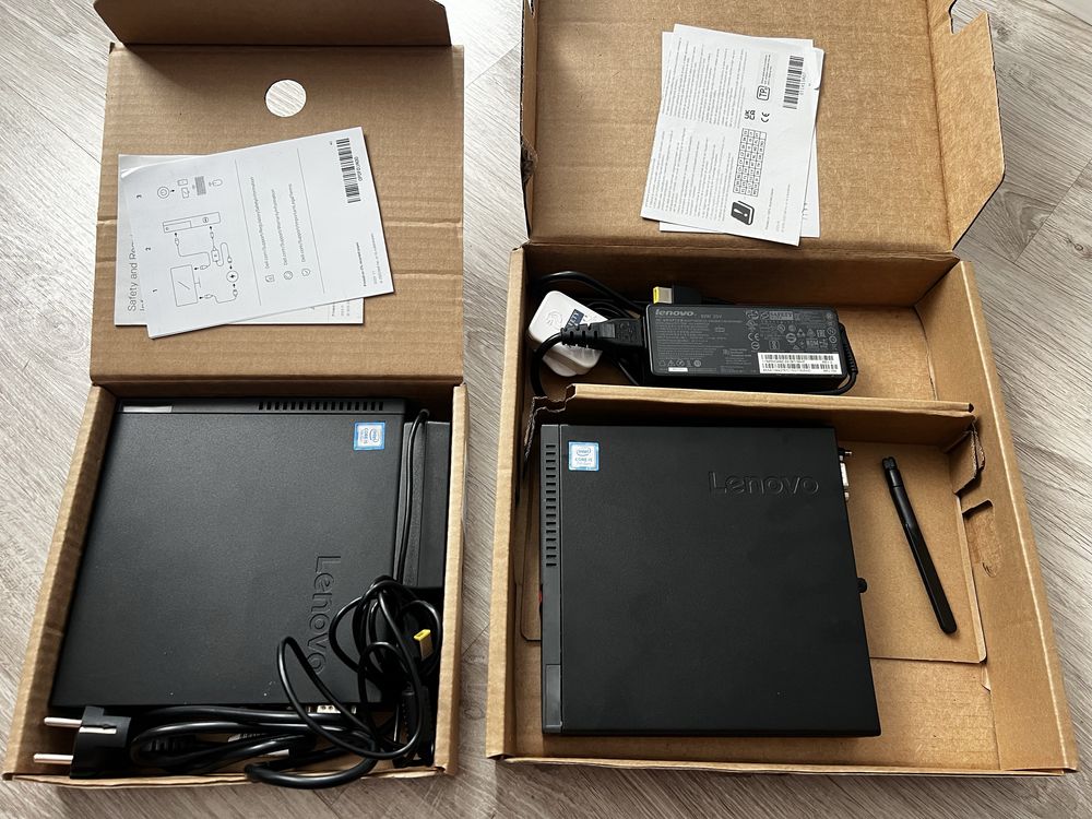 Lenovo ThinkCentre M710q i5 7400t,8gb ram, 500 gb SSD WD Blue