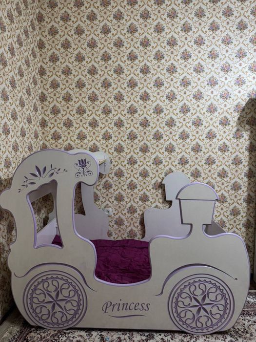 Детский комплект шкаф ва кровать