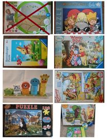 Бебешки / детски музикалн играчки, картонена кула, пъзели, книжки