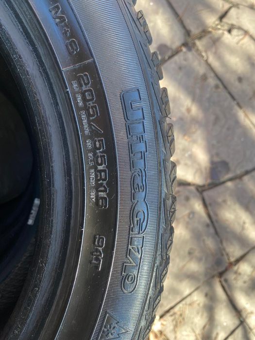 Резина  зимняя на 16 ,от хьюндай акцент