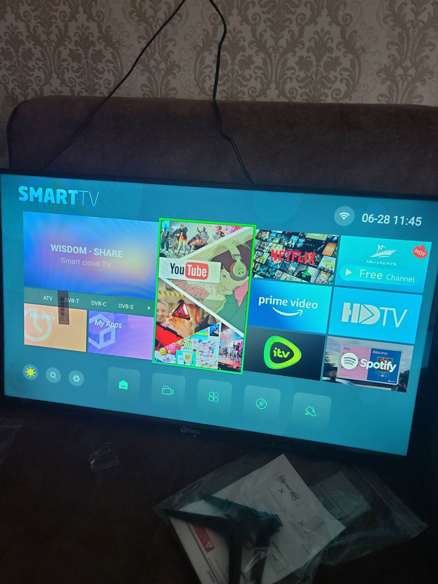NEW Konig Smart TV Televizor Телевизор eng arzon narxda Android