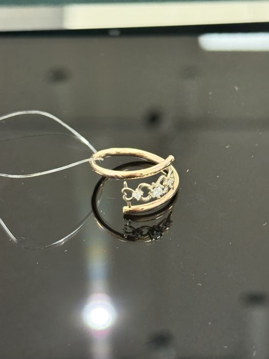 Золотое кольцо Kaspi 0/0/12 Kaspi Red  33-1125 ТехноАлтын