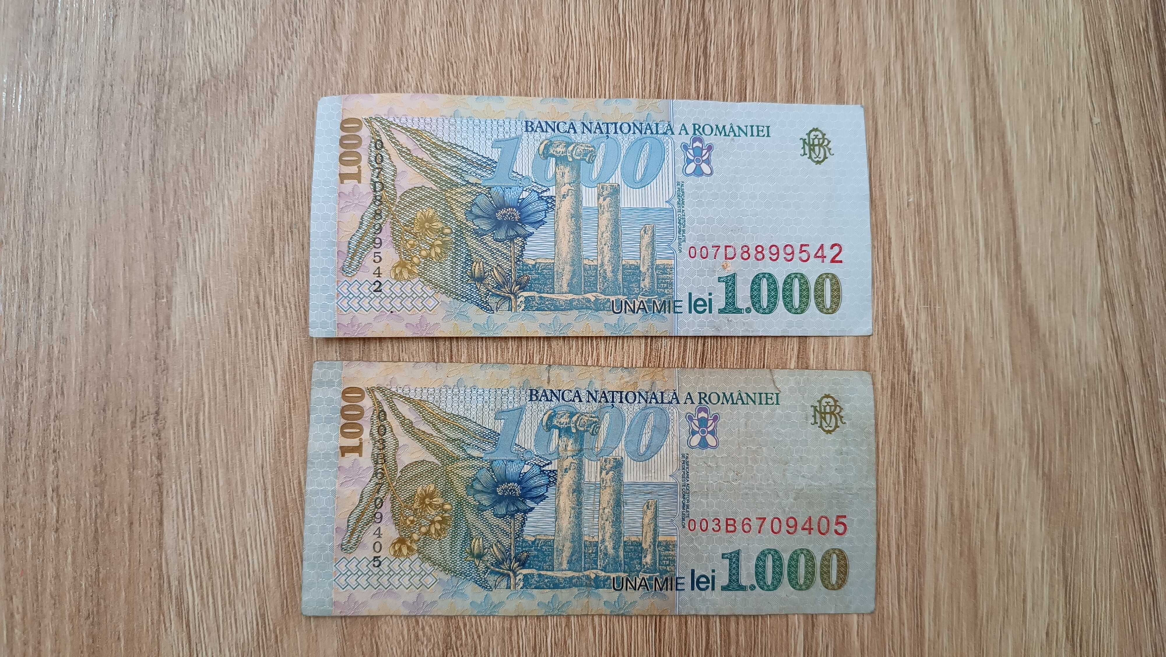Bancnota 1000 lei 1998.