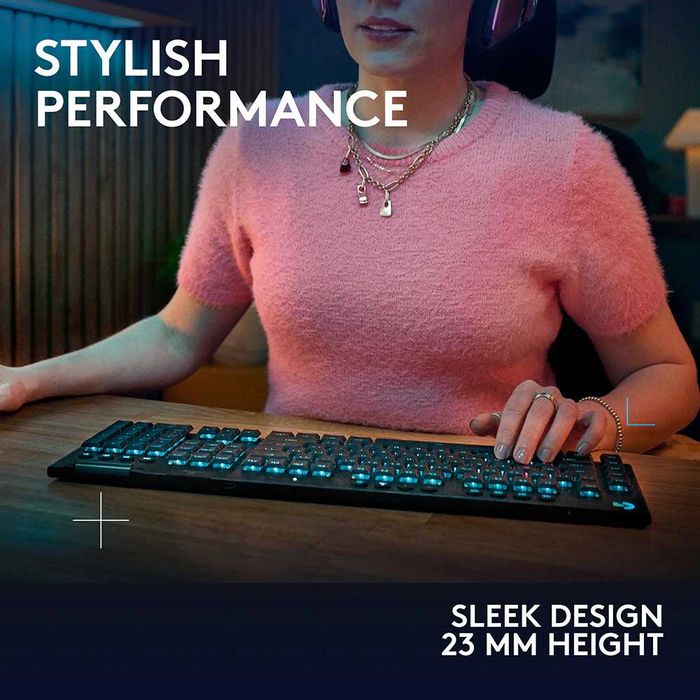 Tastatura Gaming Wireless Mecanica LOGITECH G915 X Linear BT RGB Noua