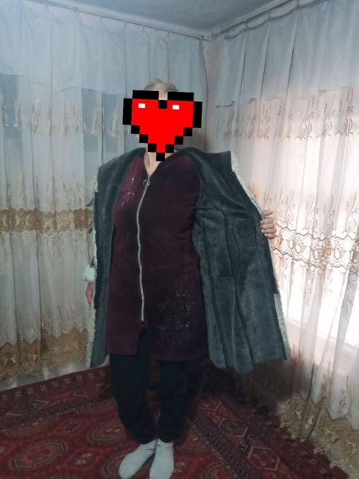 Пальто теплое зимнее