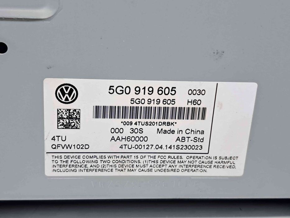 Radio CD cu navigatie Volkswagen Golf 7 (5G) [Fabr 2014-prezent] 5G09