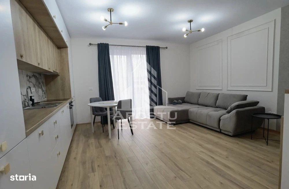 Apartament 1 camera, centrala proprie, loc de parcare, Giroc