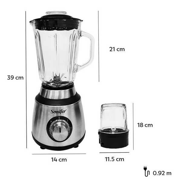 Blender Sonifer sifatli maxsulot SF-8097 -- 1.8 l, 600 W.Dastavka bor!