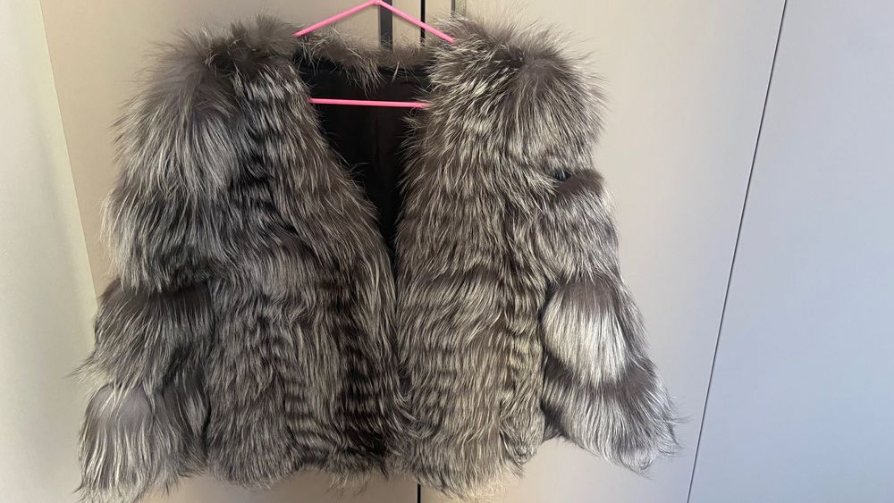 Шуба чернобурка натуралка