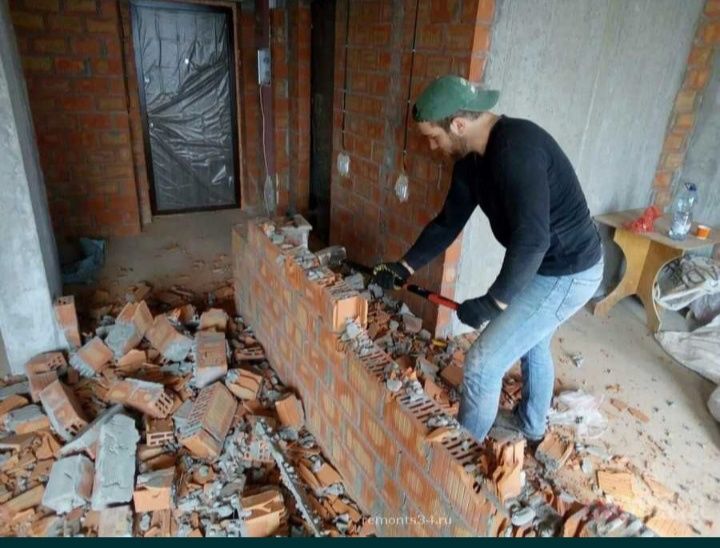Услуги демонтажные и строительные качественно качественно