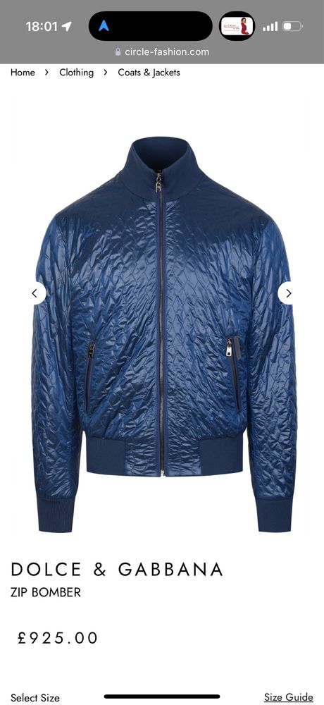 Geaca bomber barbati Dolce&Gabbana