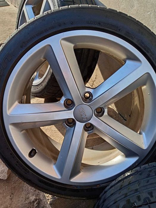 Jante Audi marca Ronal R18 cu anvelope de vara, dot 2021, 245/40ZR18