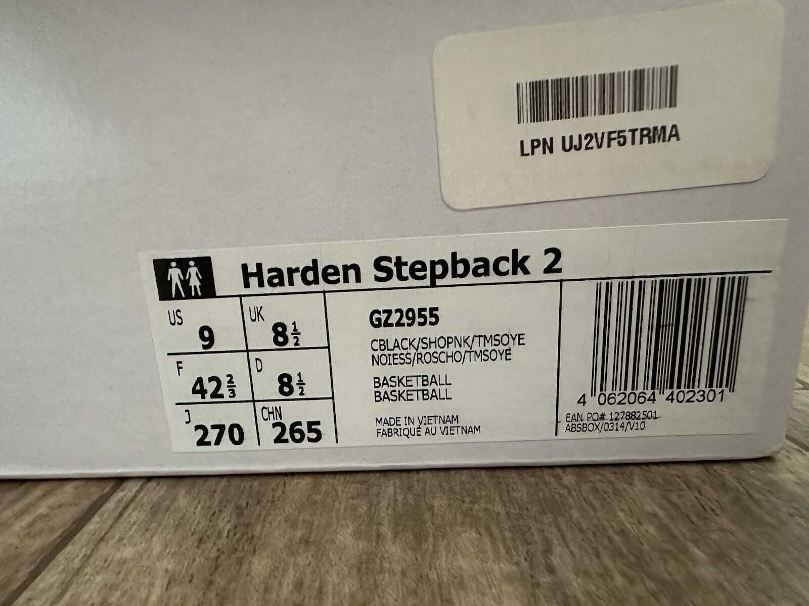 Оригинални  маратонки *ADIDAS HARDEN STEPBACK 2.0 * EU43 1/3