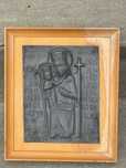 Tablou vintage romano-catolic cu Sfanta Fecioara Maria
