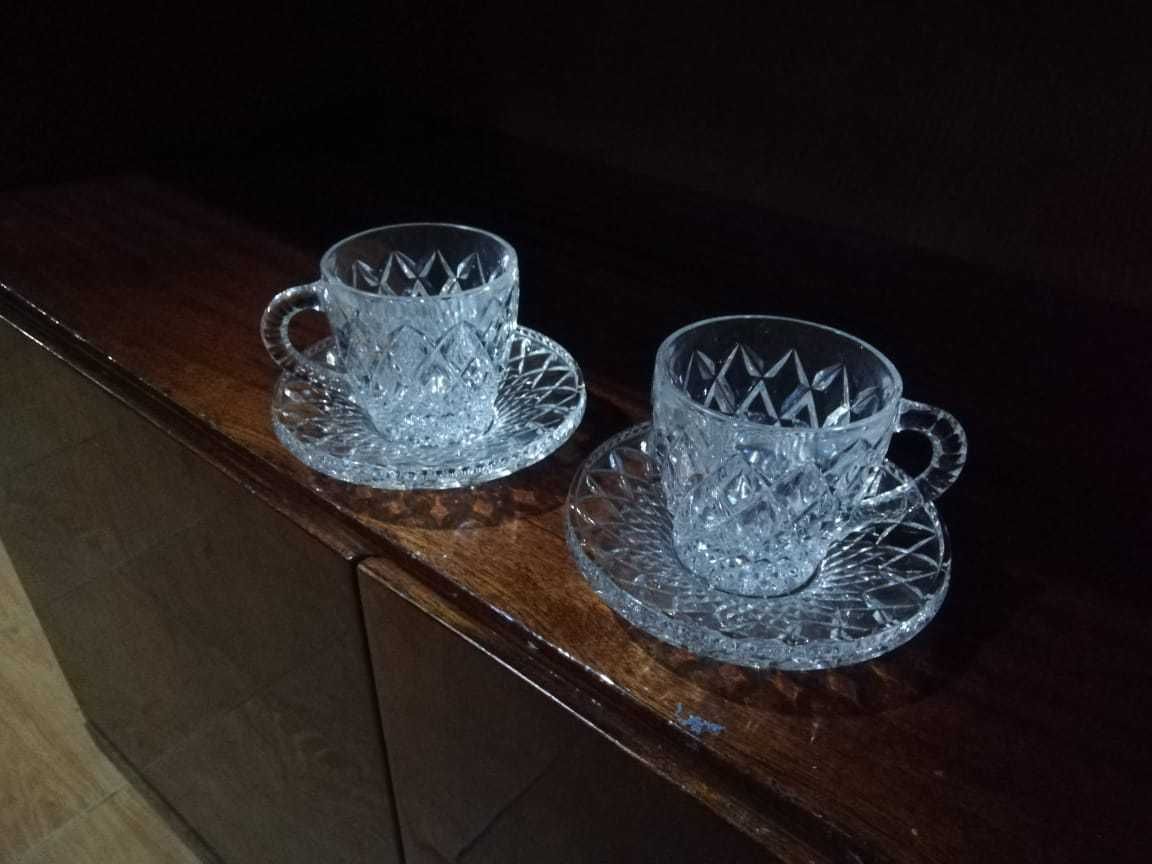 Богема эксклюзив коллекционный хрусталь чашки сервиз