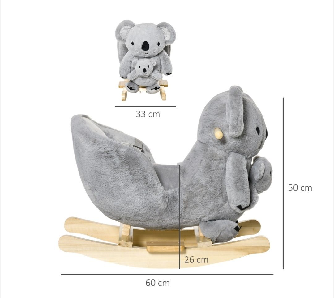 Детска люлка, Homcom, модел Koala, 1-3 години