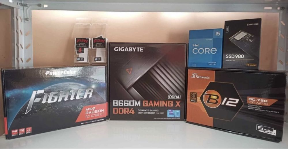 Геймърски Компютър – i5-12400F | RX 6700 XT | 16GB RAM | 1TB SSD |