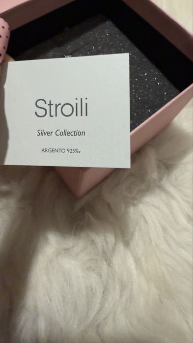 Дамска сребърна гривна “Stroili” 925 нова