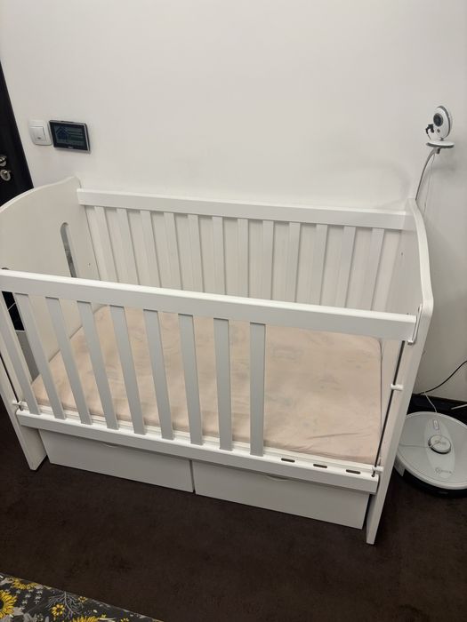 Бебешка кошара 60/120 с две чекмеджета