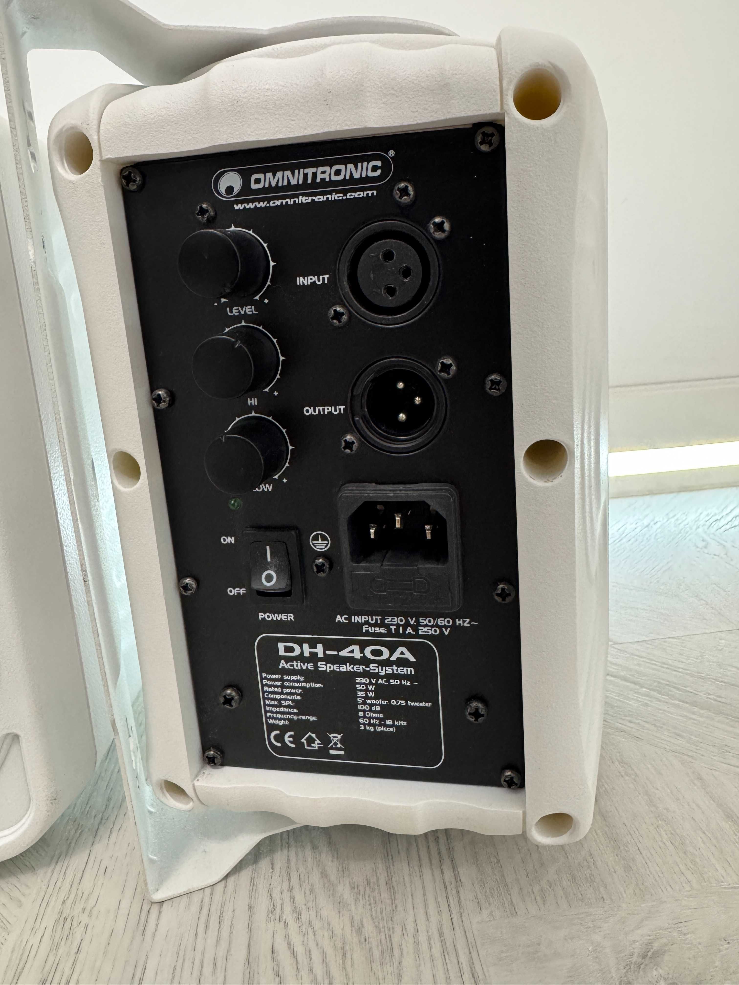 Omnitronic DH-40A активни колони – комплект