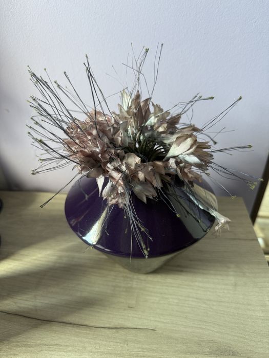 Vaza decor si plori artificiale