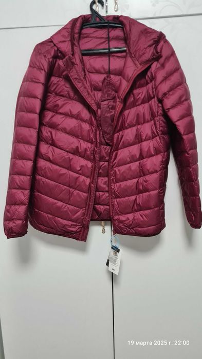 Лёгкая пуховая куртка (осень, весна). Размер мужской: XL/ 52