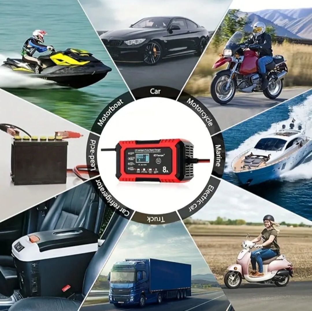 Зарядно устройство за акумулатор 12V 8А