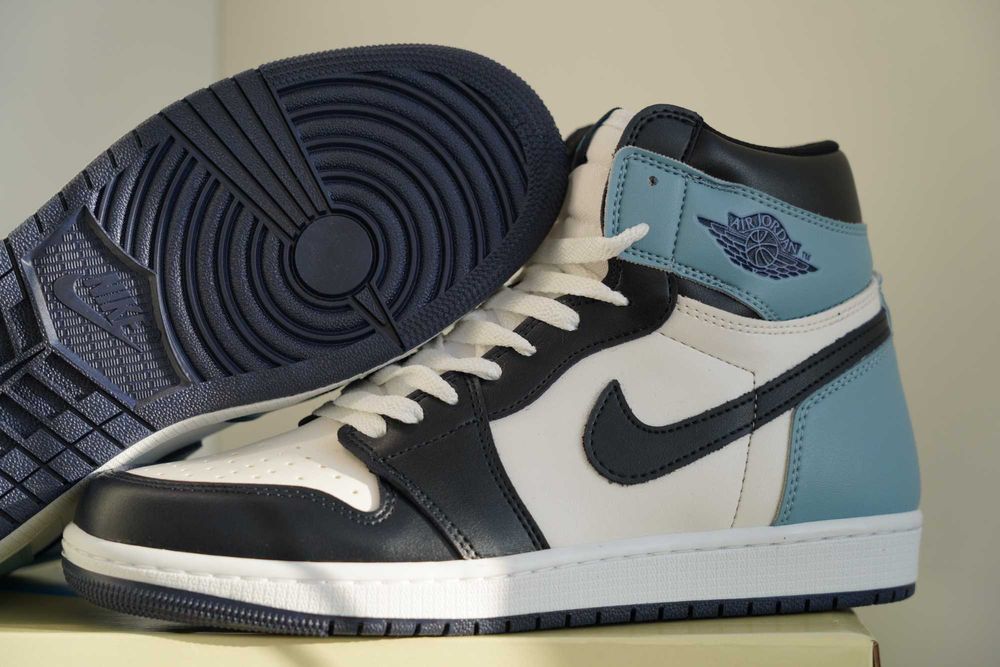 Adidași Jordan 1 OBSIDIAN - Toate Mărimile Disponibile, Cu Cutie