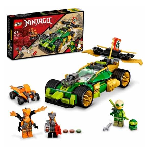 LEGO Ninjago: Masina de curse EVO a lui Lloyd 71763, 6 ani+, 279 piese