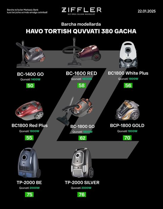 Пылесос Ziffler Оптом цено