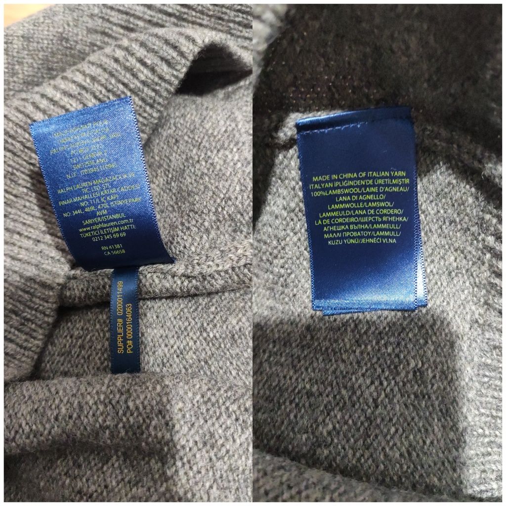 Pulover Polo Ralph Lauren din lână miel mărimea XXL