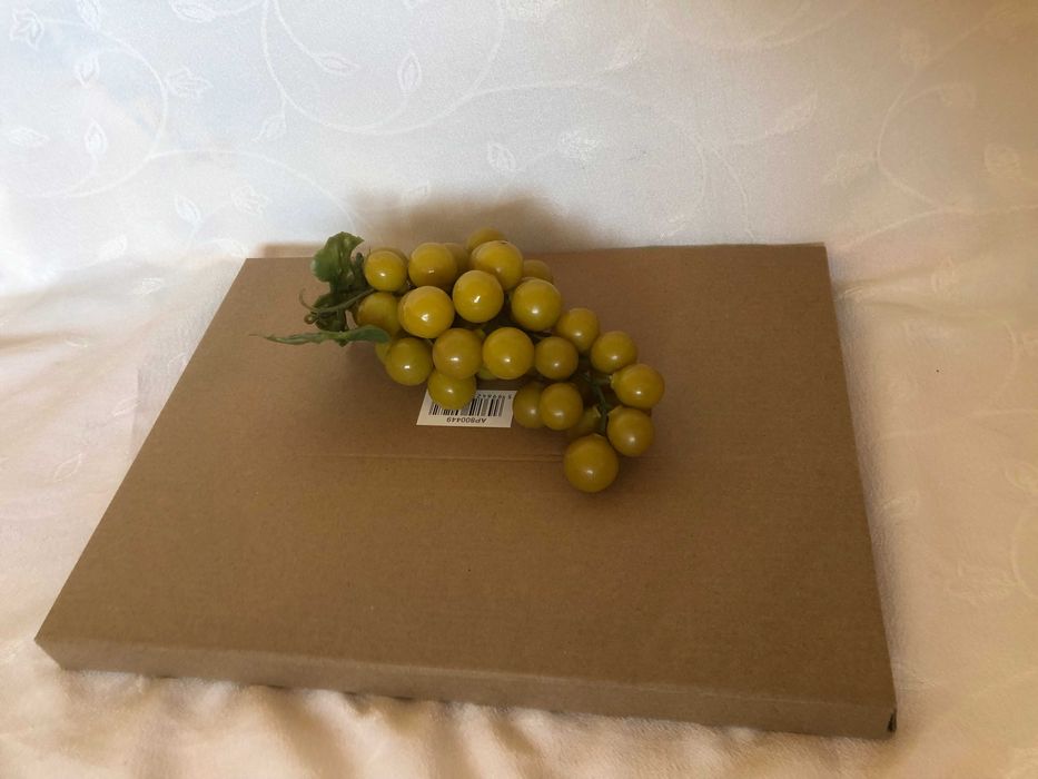 Сгъваема бамбукова стойка за вино/ подарък изкуствен декоративен грозд