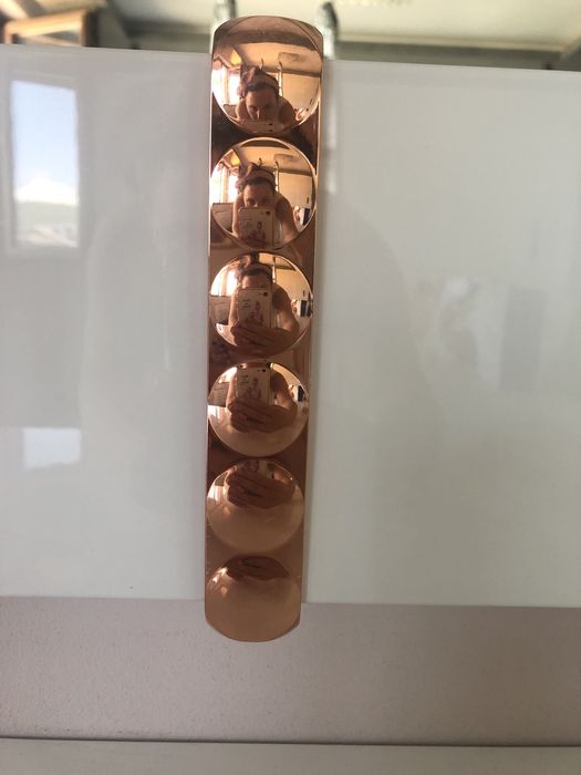 Мебелна дръжка с цвят “розово злато”, дължина 16 см