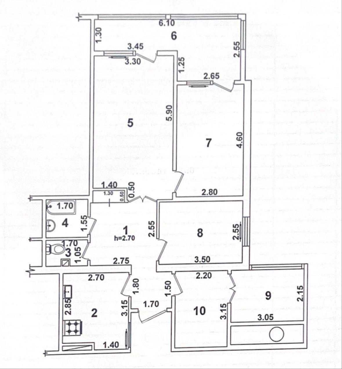 Продается Квартира 4/12/12, 84 м2, Яккасарай (87648)