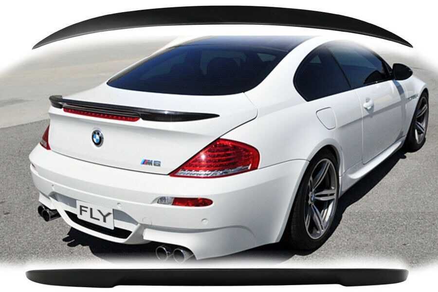 Спойлер БМВ 6  Е63 ЛИП Черен BMW E63 lip 6  гланц Заден