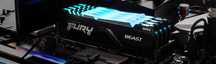 Оперативная память для ПК 8гб DDR4 / 3200мгц Kingston FURY Beast!