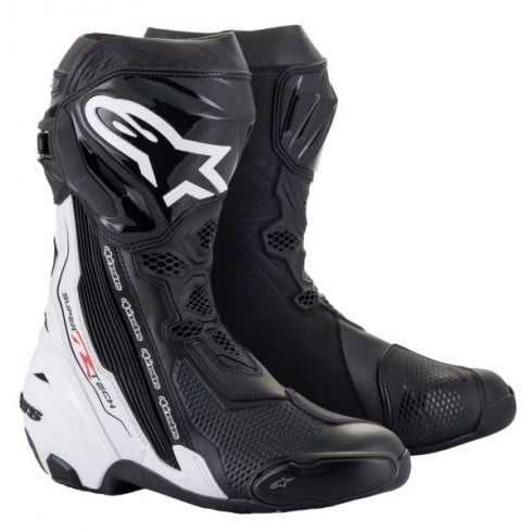 Ботуши ALPINESTARS SUPERTECH R BLACK/WHITE 2023 Размери: 41,42,43,44