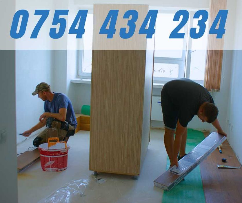 Montaj parchet cu meseriaș