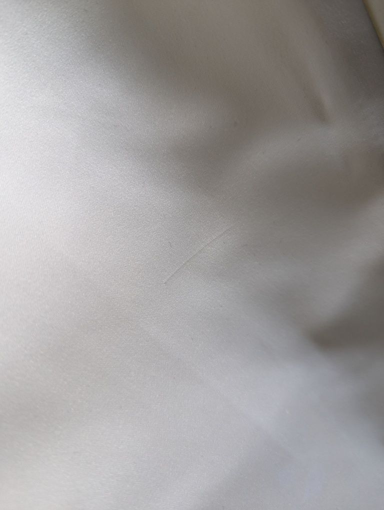 Capă Classy Ivory bridal satinată lungă Diana Bobar