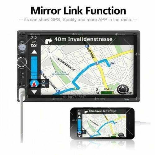 + камера 7" HD DVD/CD Touch Screen Мултимедия Bluetooth Mp5 USB с КАМЕ