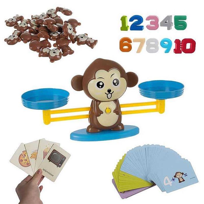 Детска образователна играчка Маймуна – везна