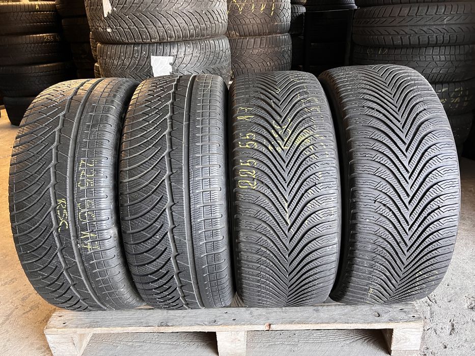 4 anvelope iarna 225/55/17 , michelin , runflat !