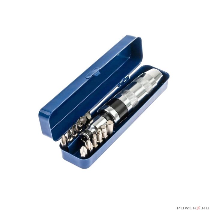 Set surubelnita de impact si biti, pentru suruburi gripate, 1/2", 13