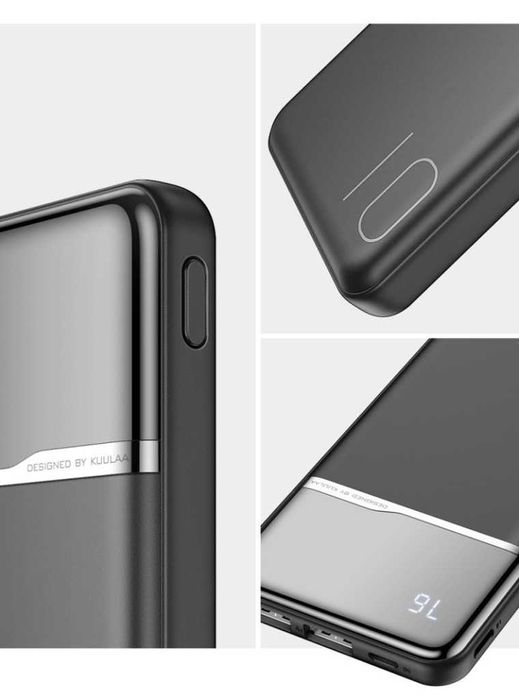 Ултра тънко преносимо зарядно устройство KUULAA power bank 10000mAh