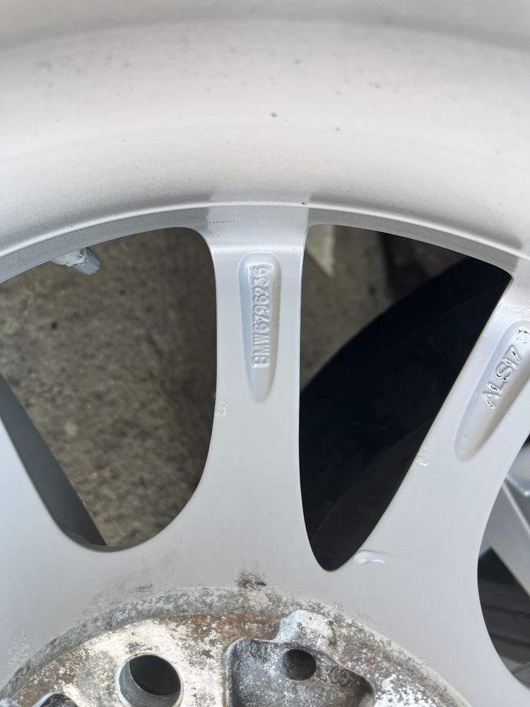Jante aliaj bmw seria3,    cu cauciucuri m+s iarna 205.60.16